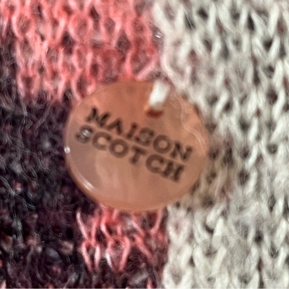 Scotch & Soda Starwatcher Jacquard Sunflower Short Sleeve Sweater - Small- EUC - Picture 4 of 11